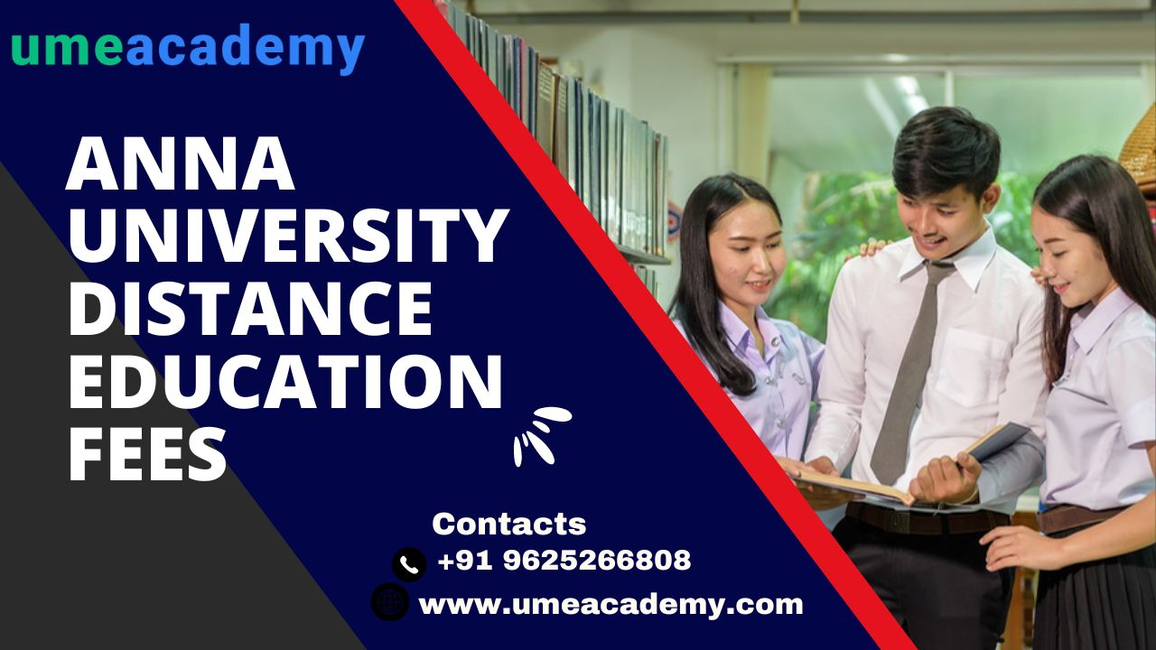 Anna University Distance Education Fees